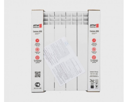  Радиатор алюминиевый ATM Thermo Energia 500/95 12 секций - Изображение 1