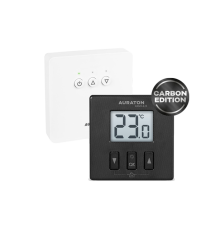 Беспроводной суточный регулятор температуры AURATON AQUILA SET черный